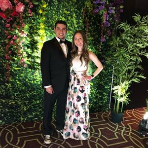 Nicole Miller Maxi with open back